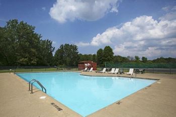 Sparkling swimming pool